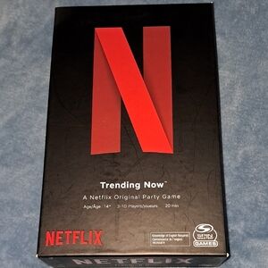 Netflix Trending Now Party Game - Red and Black